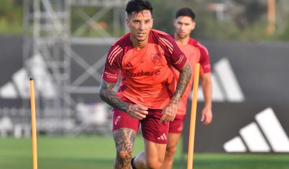 Driussi en entrenamiento de River