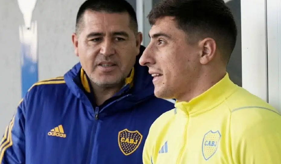 Merentiel y Riquelme juntos