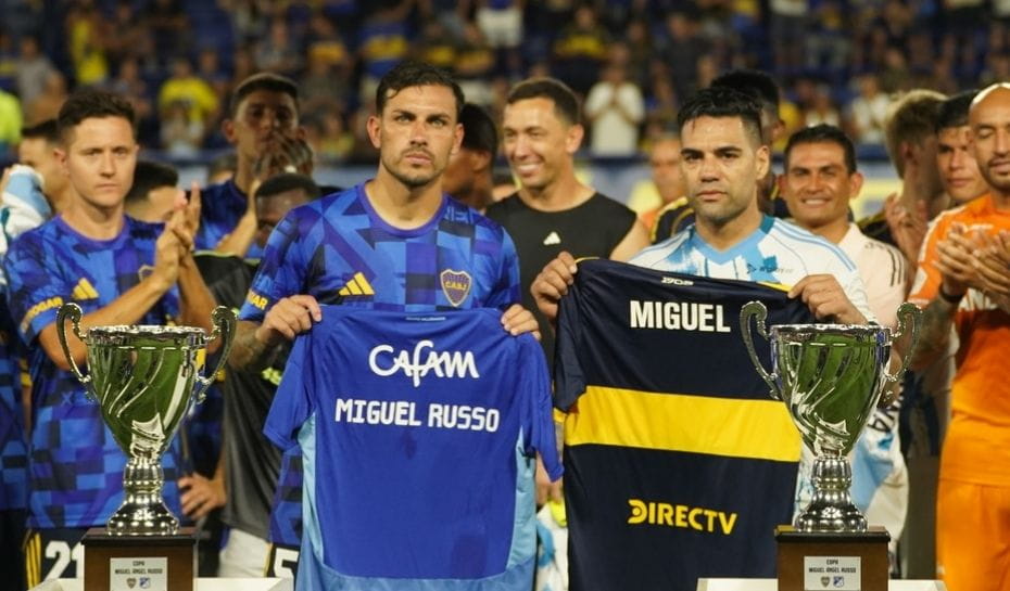 Partido homenaje a Russo entre Boca y Millonarios