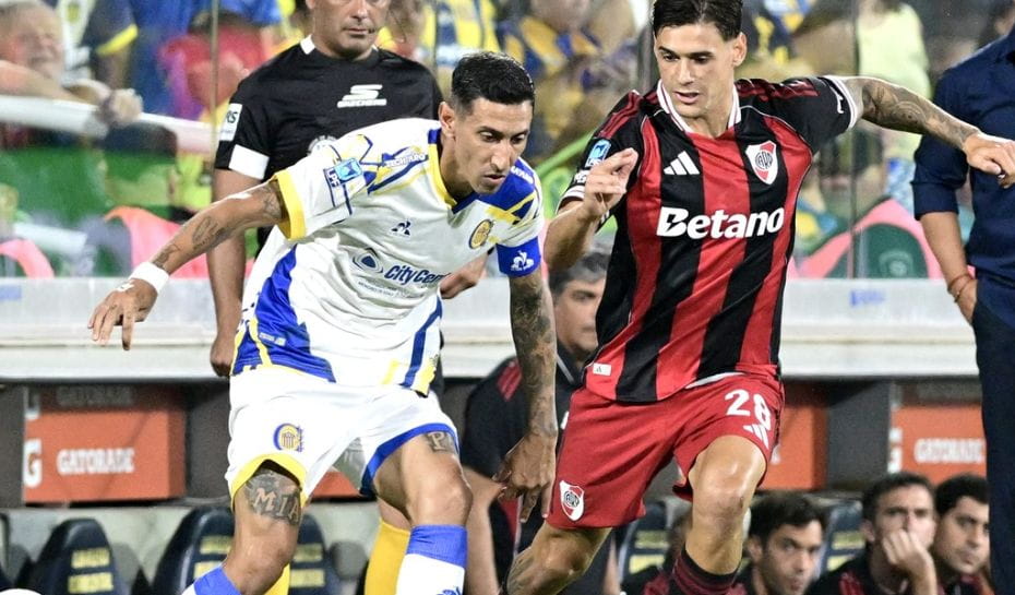 Di María en el duelo entre R. Central y River (Foto: Sebastián Granata)