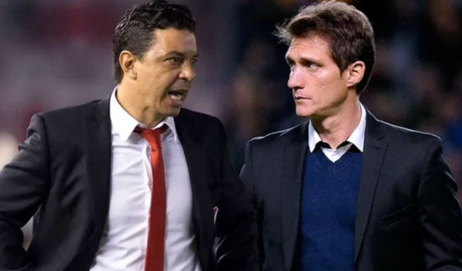 Gallardo y Guillermo Barros Schelotto
