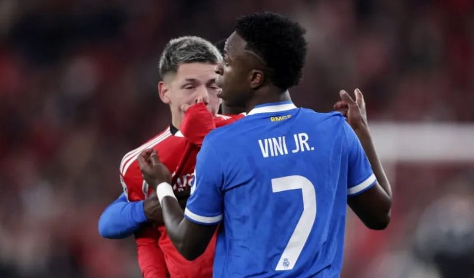 La pelea entre Prestianni y Vinicius