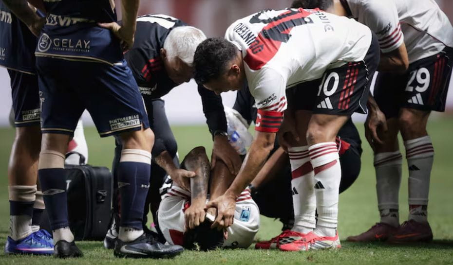 Portillo se rompió los ligamentos cruzados