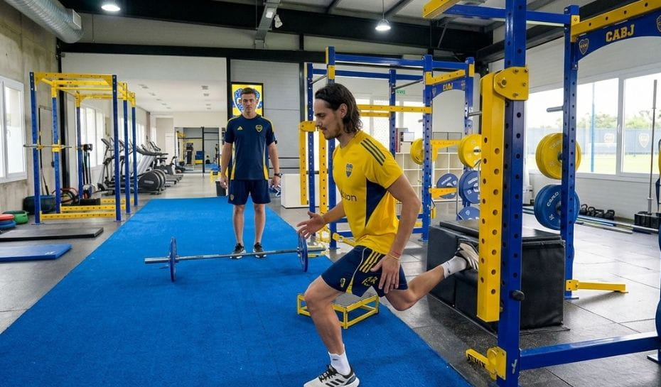 Cavani se recupera de su lesión