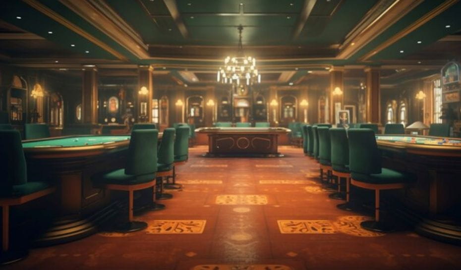 Interior de un casino