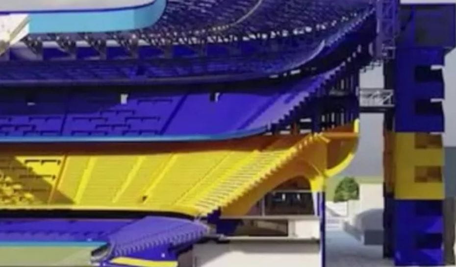 La Bombonera con los nuevos ascensores