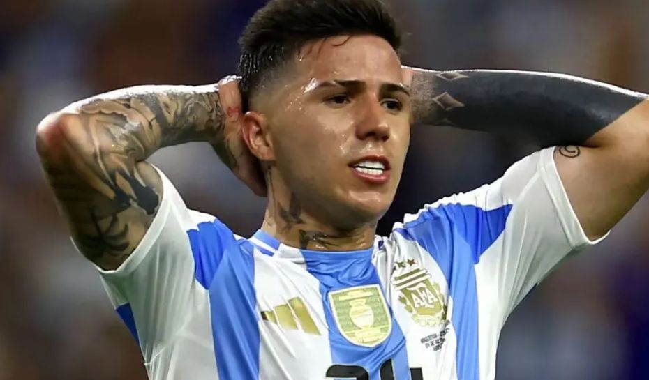 El lamento de Enzo Fernández en la Selección