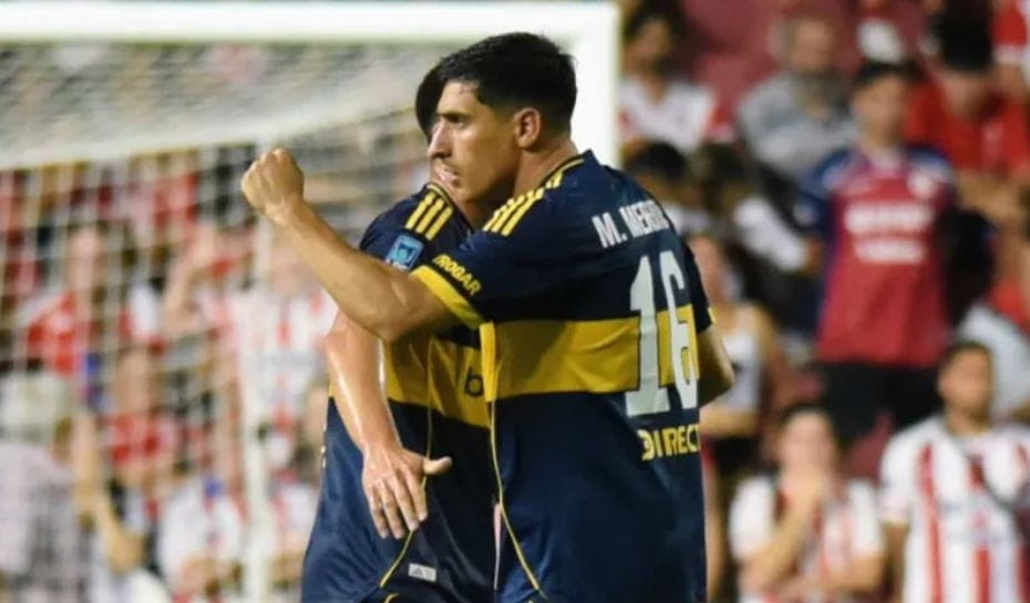 Merentiel marcó para Boca