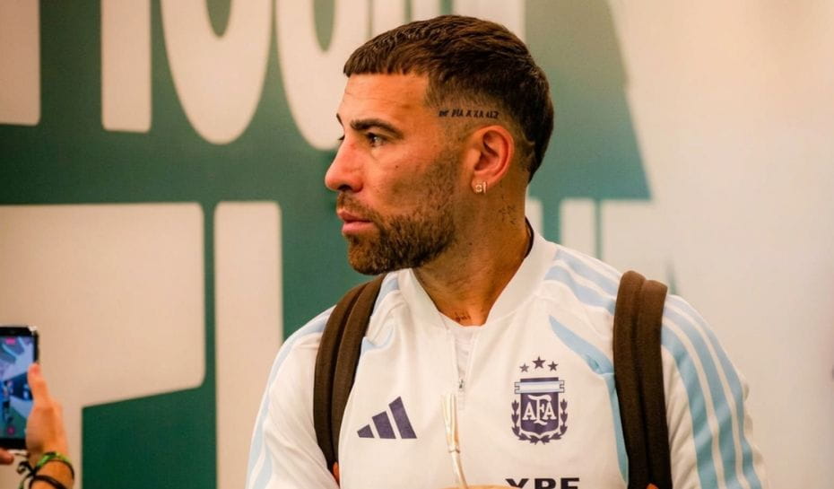 Otamendi llegó a Argentina