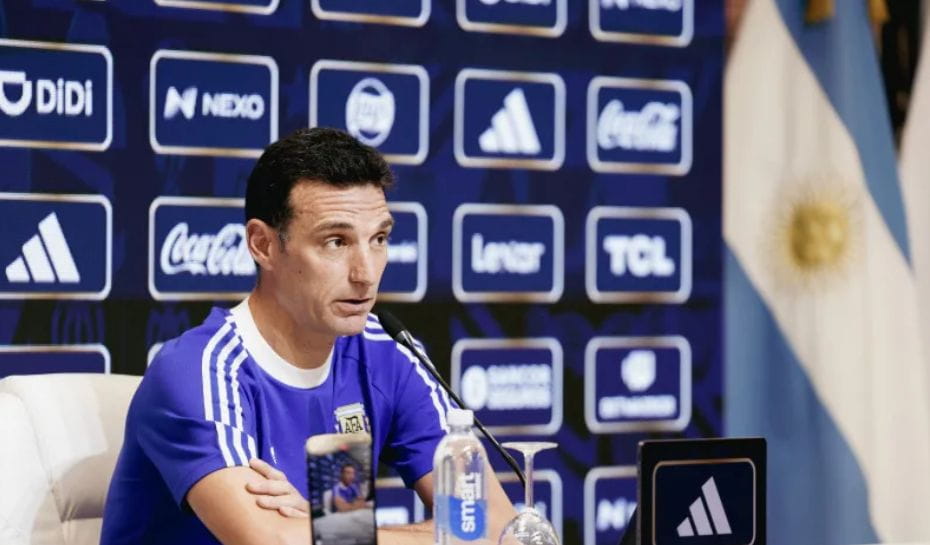 Scaloni habló en conferencia de prensa