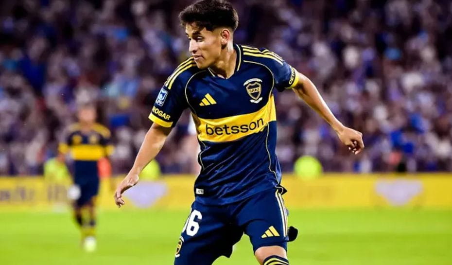 Tomás Aranda disputando partido en Boca
