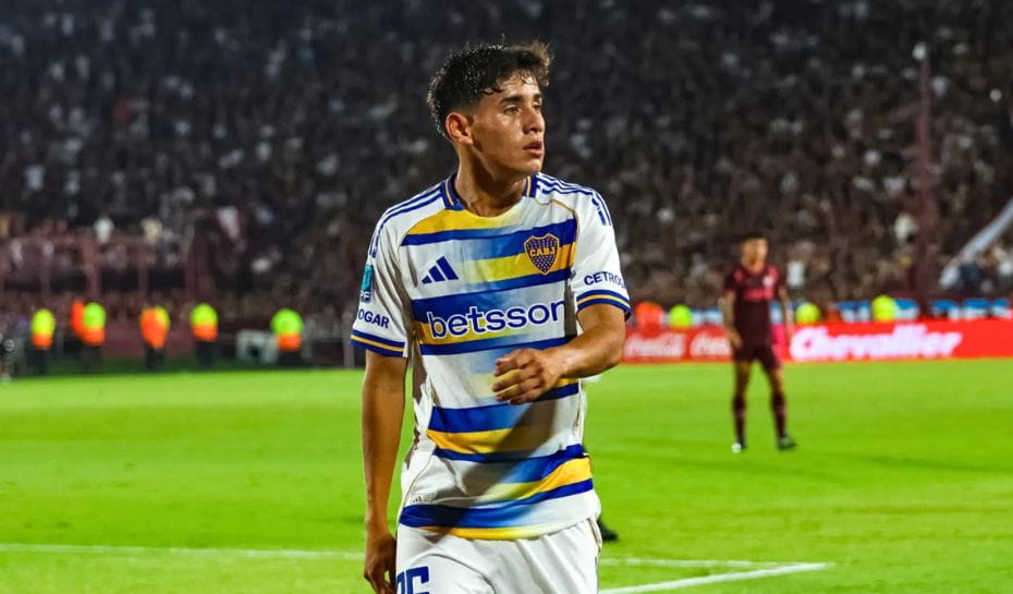 Tomás Aranda jugando en Boca