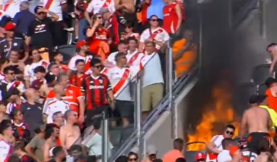 El incendio del Monumental tras el Superclásico