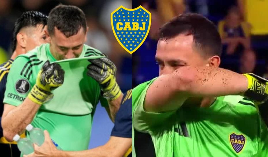 El llanto de Marchesín tras su lesión