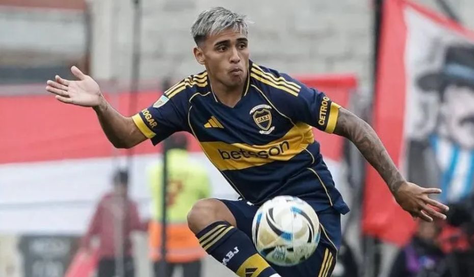 Milton Delgado jugando en boca