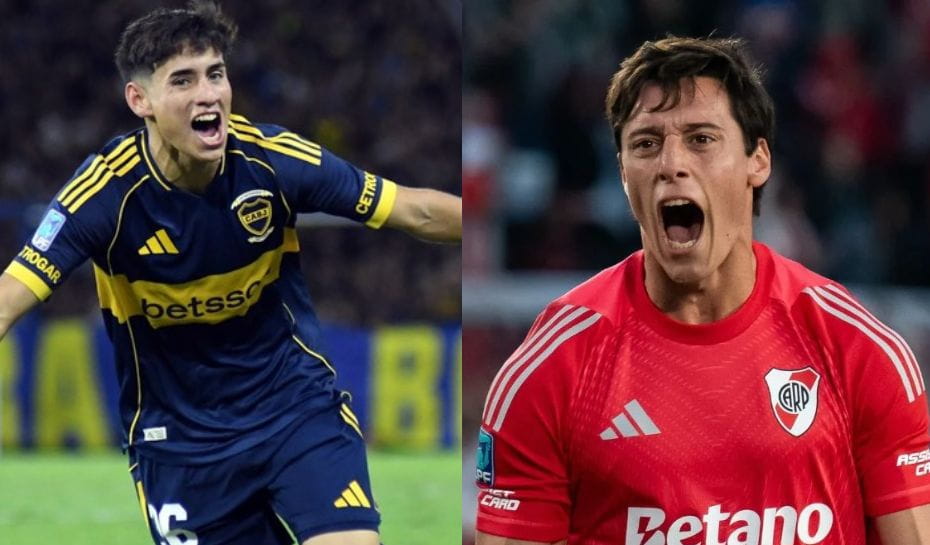 Aranda y Beltrán convocados a la selección Argentina (Fotos: Prensa Boca y Matías Bilbao x River)