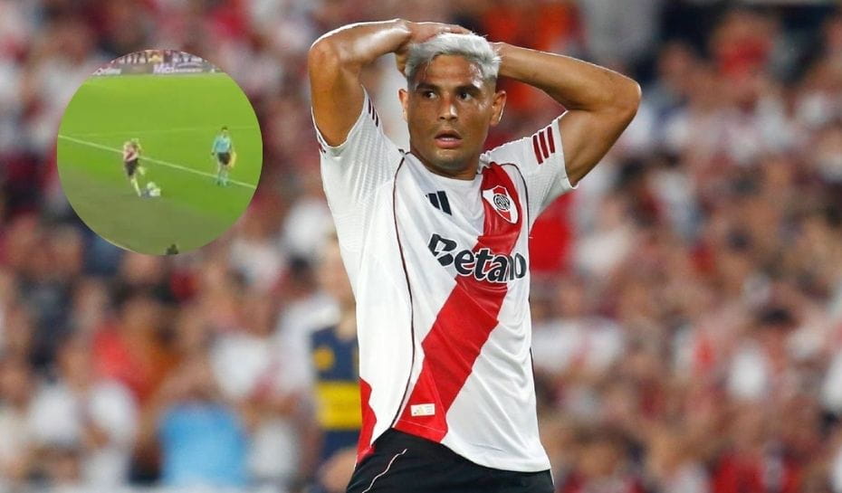 Maxi Salas habló sobre el pelotazo a la tribuna de River (Foto: Getty Images)
