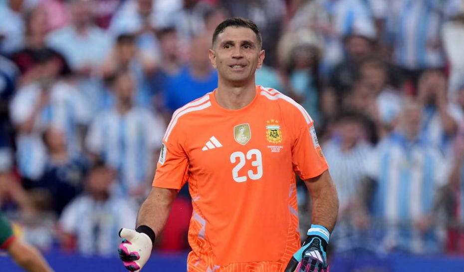 Dibu Martinez en el debut mundialista 2026 (Foto: IMAGN IMAGES via Reuters/Jay Biggerstaff)