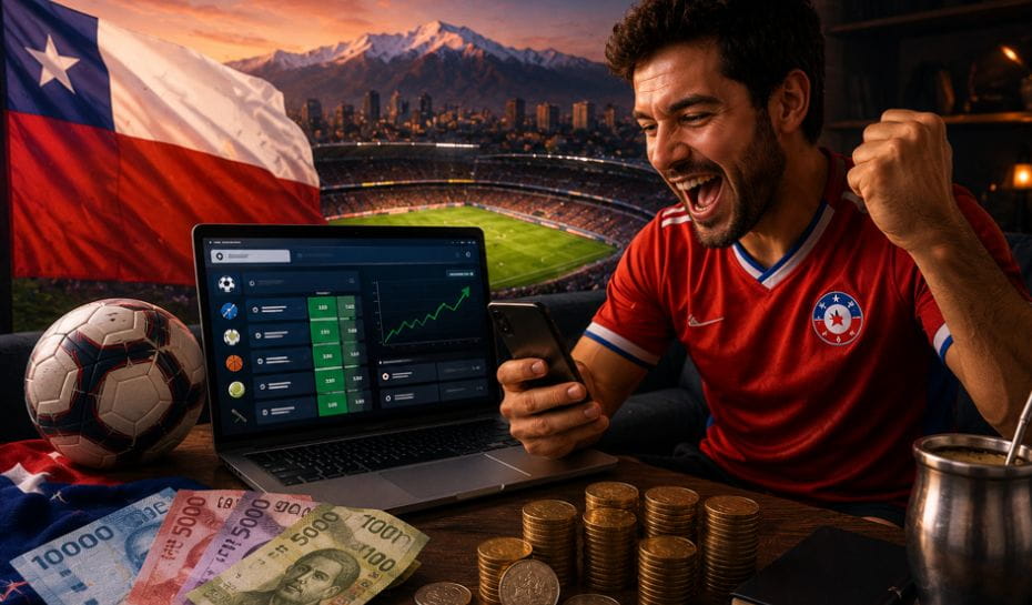 Hincha chileno jugando online