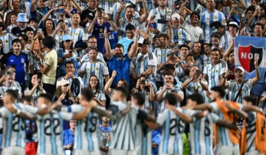 Hinchas de la Selección Argentina en el Mundial 2026 (Foto: AFP)