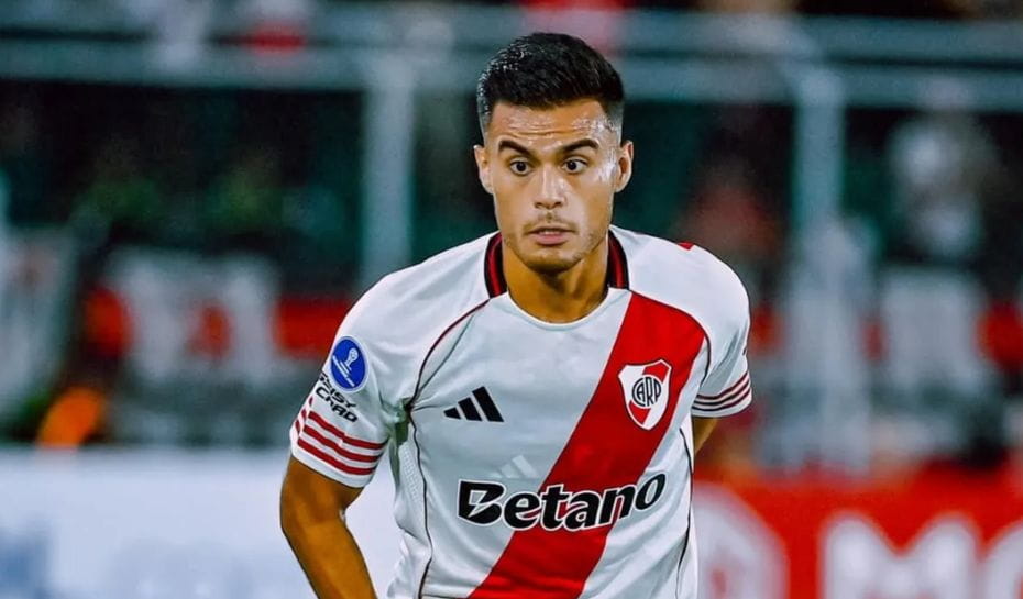 Fausto Vera jugando en River (Foto: @RiverPlate)