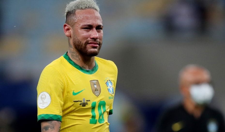 El llanto de Neymar tras la eliminación de Brasil en el Mundial 2026 (Foto: REUTERS/Ricardo Moraes)