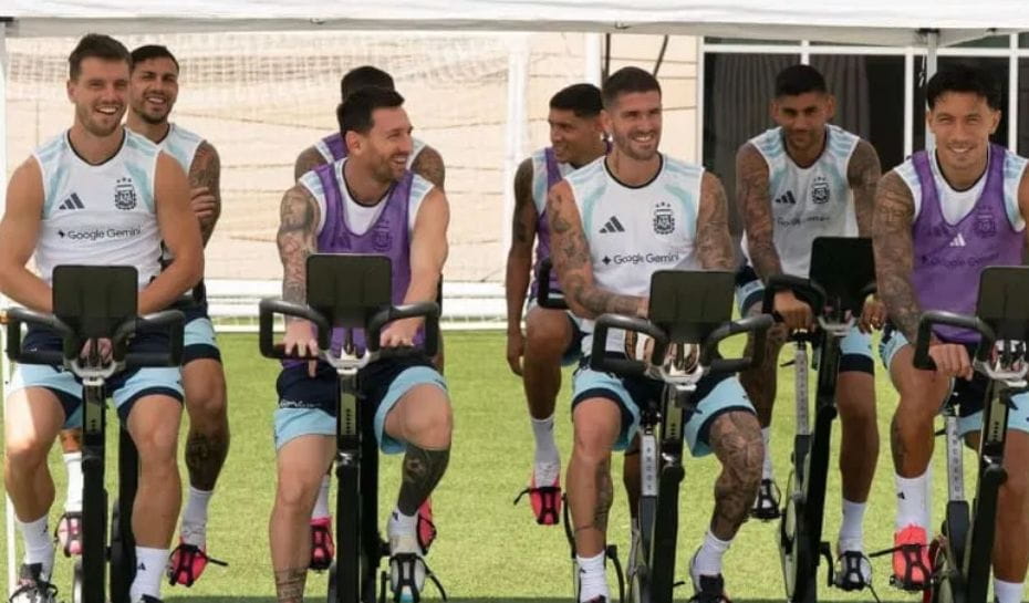 Messi en la práctica durante el Mundial 2026 (Foto: TyC Sports)