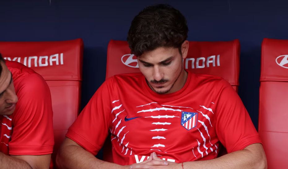 El angustiante momento de Julián Álvarez en Atl. de Madrid (Foto: EFE)