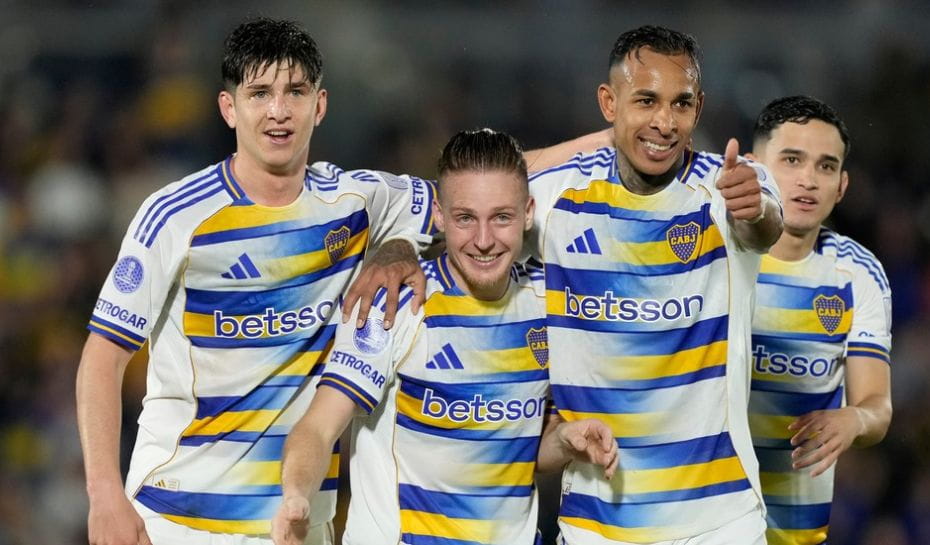 Boca venció a Recoleta FC y clasificó a los cuartos de la Copa Sudamericana 2026 (Foto: AP Photo/ Jorge Saenz)