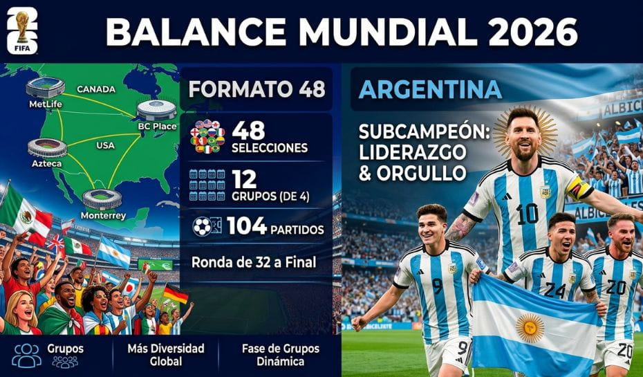 Conclusiones del Mundial 2026: El nuevo formato de 48 equipos y el desempeño de la Selección Argentina