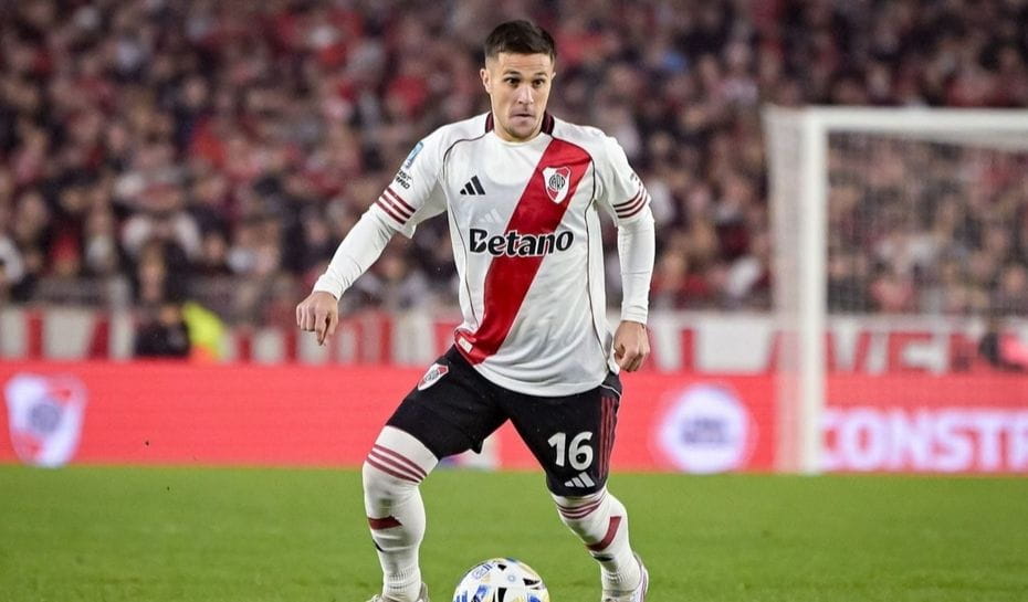 Fabricio Bustos en el Monumental (Foto: Marcelo Endelli/Getty Images)