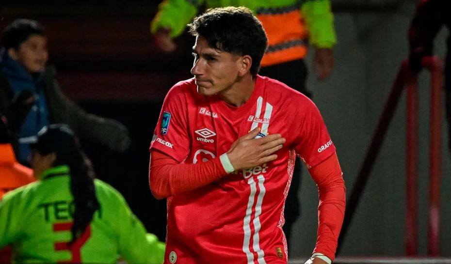 Francisco Álvarez jugando en Argentinos Juniors (Foto: Instagram de Francisco Álvarez)