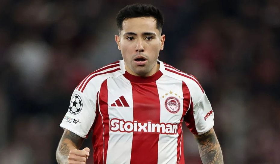 Francisco Ortega jugando para Olympiacos (Foto: Getty Images)