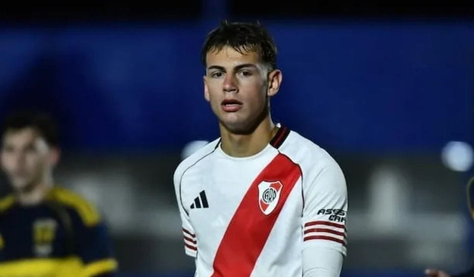 Joaquín Freitas jugando para River (Foto: Instagram )