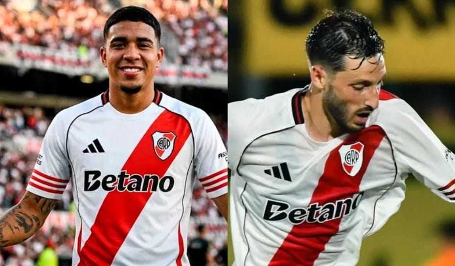 Kendry Páez y Matías Viña