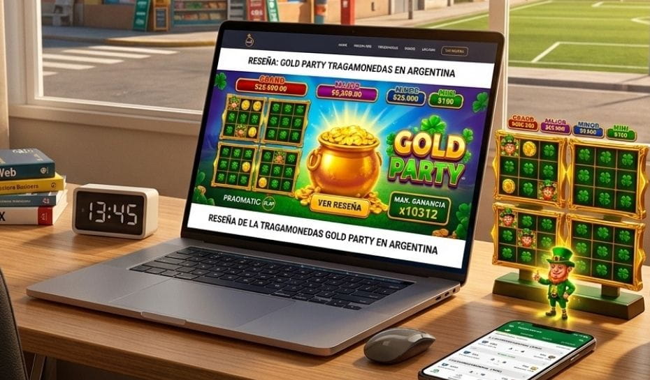Reseña de la Tragamonedas Gold Party en Argentina: Mecánicas, RTP y Bonus
