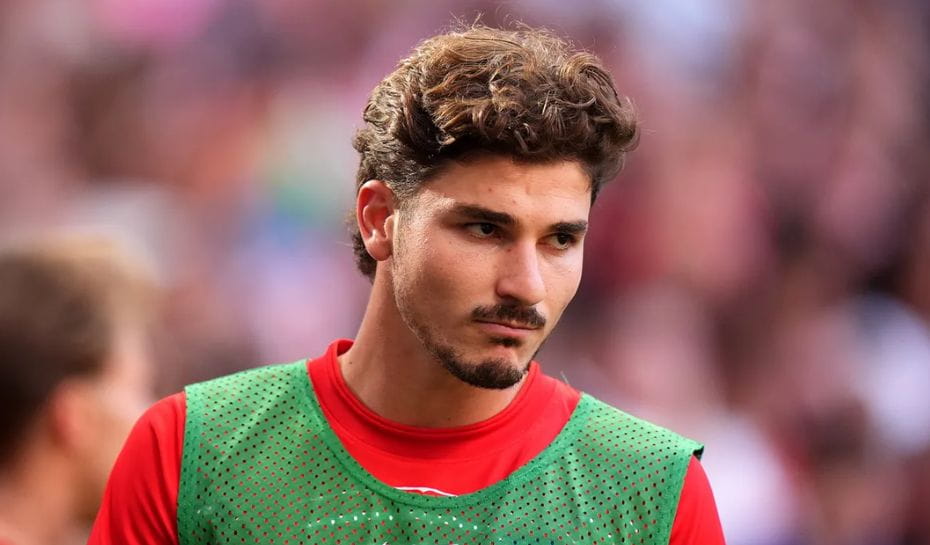 El tenso momento de Julián Álvarez en Atlético de Madrid (Foto: Getty Images)