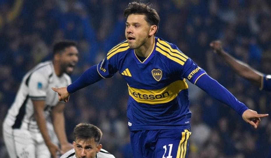 Ángel Romero convirtió para Boca (Foto: Fotobaires)