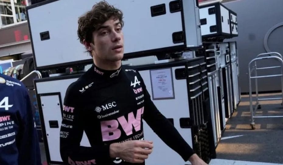Colapinto chocó y se retiró del GP de Azerbaiyán (Foto: TyC Sports)