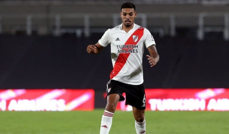 David Martínez jugando en River (Foto: TyC Sports)