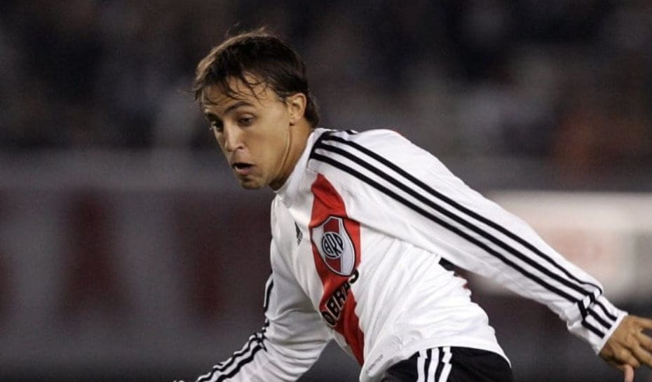 Diego Buonanotte jugando para RIver (Foto: TyC Sports)
