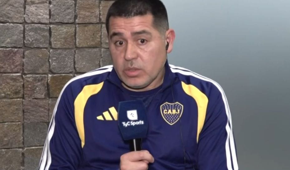 Entrevista de Riquelme con TyC Sports (Foto: TyC Sports)