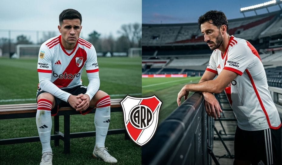 Matías Viña y Fabricio Bustos relegados en River