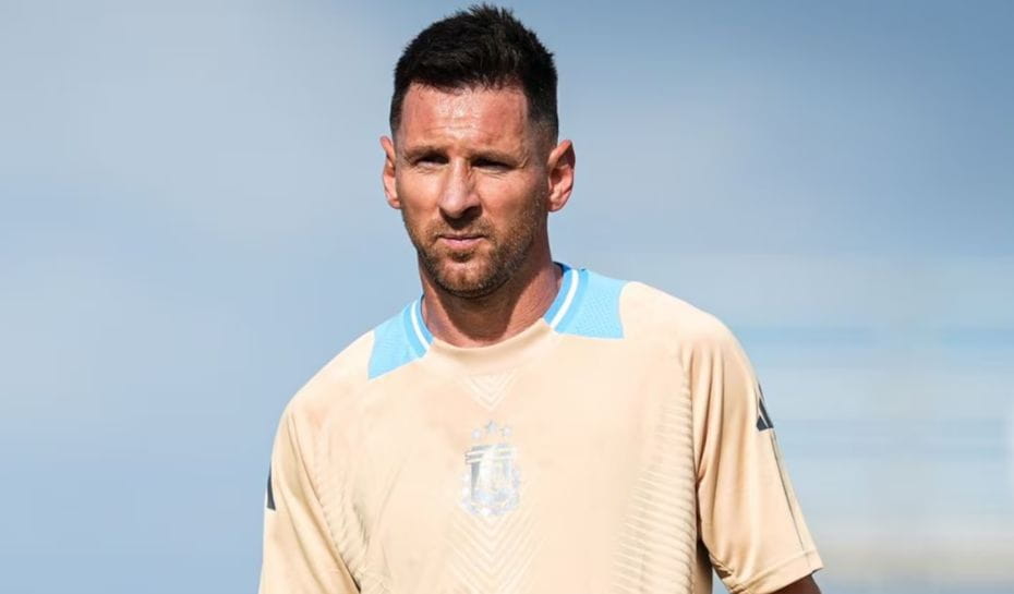 Messi en entrenamiento con la Selección (Foto: leomessi-IG)