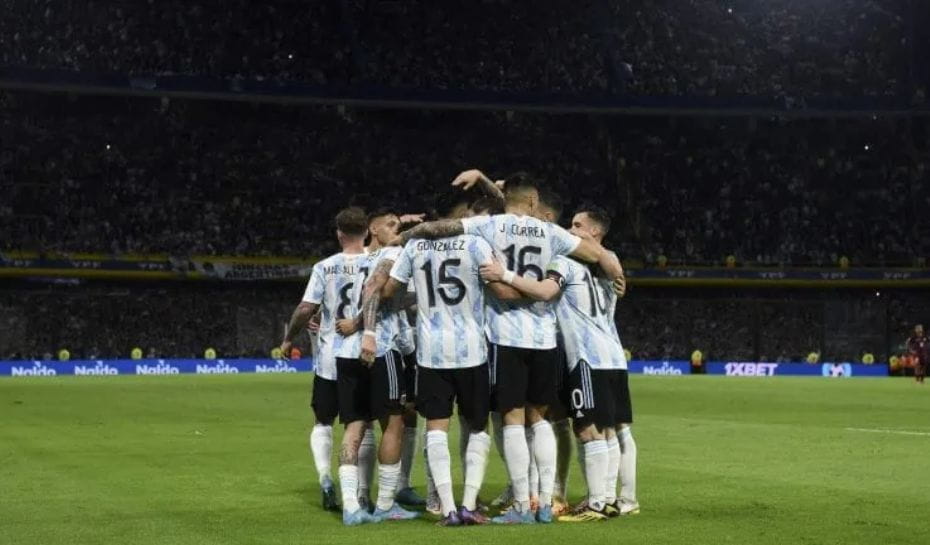 La selección en la Bombonera (Foto: TyC Sports)