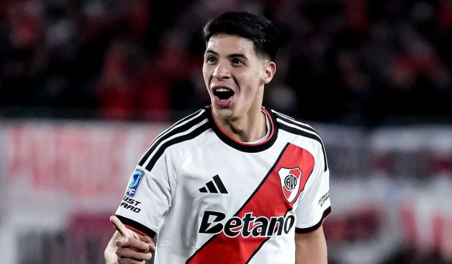 Tomás Galvan festejó en el Monumental (Foto: Getty Images)