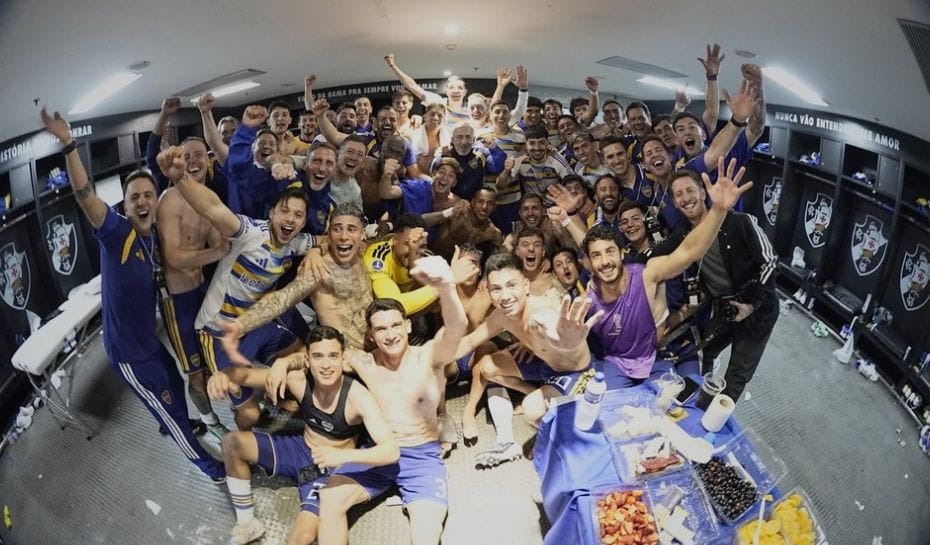 El festejo de Boca en el Maracaná tras el pase a la final de la Sudamericana 2026 (Foto: Prensa Boca)