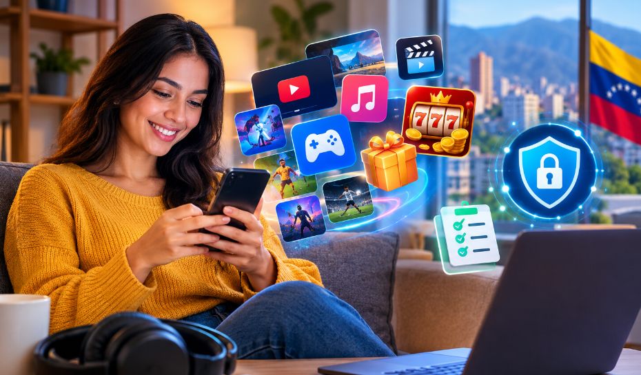 Entretenimiento digital en Venezuela: plataformas online y promociones