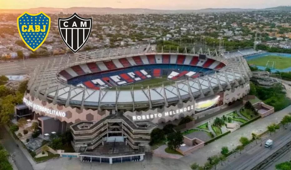 Final de la Copa Sudamericana 2026 en el estadio Metropolitano de Barranquilla (Foto: @AlejandroChar/X)