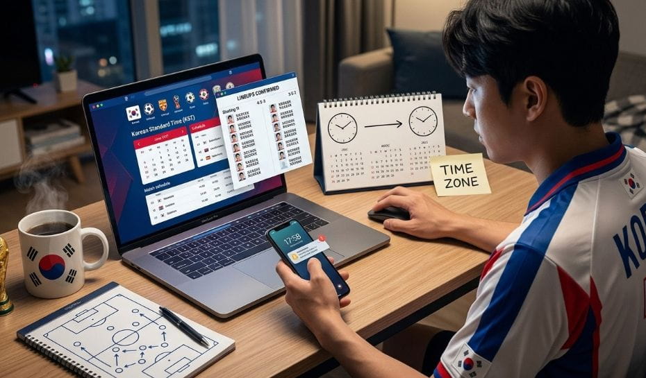 How South Korean Fans Track International Football Schedules and Lineups